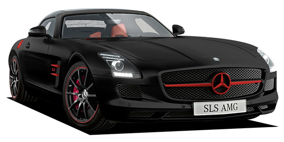 ＳＬＳ ＡＭＧ（メルセデス・ベンツ）ロードスター マットブラック ...