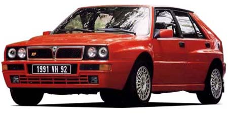 デルタ（LANCIA）ＨＦインテグラーレ エボルツィオーネ（1992年1月